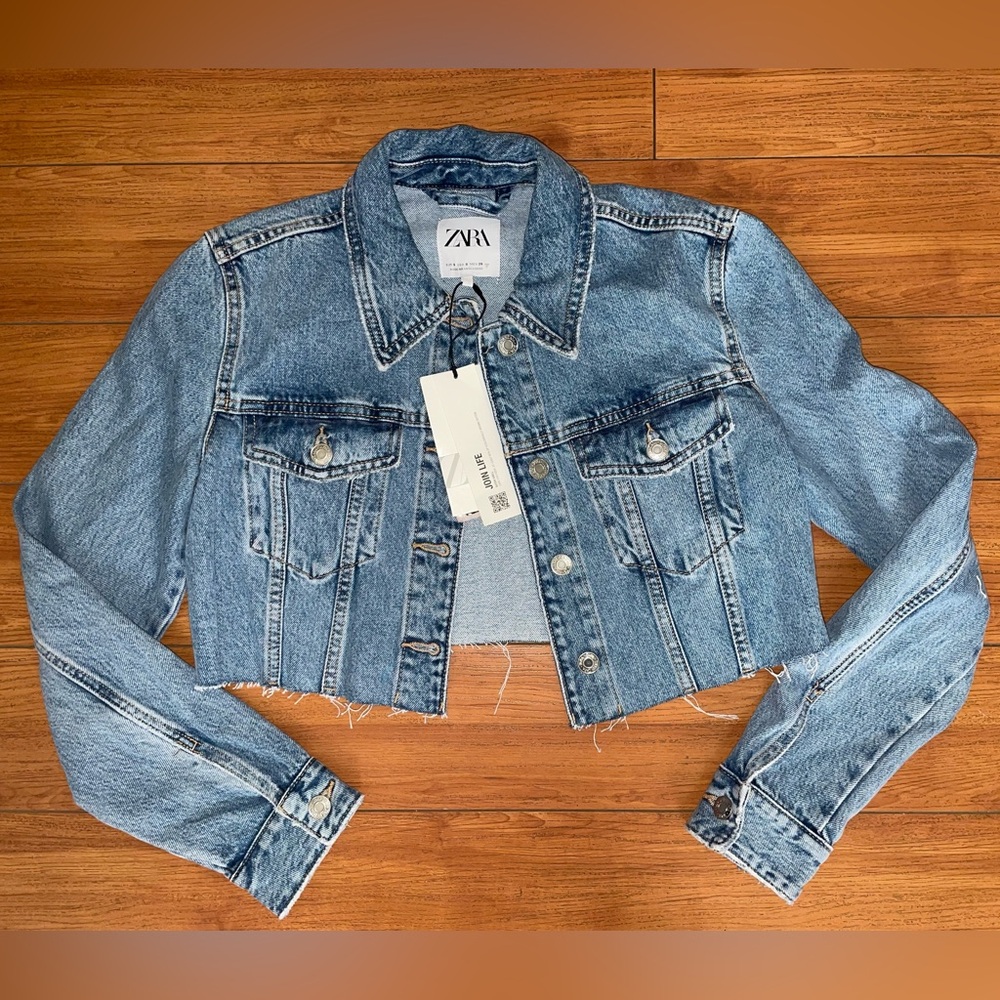 Zara Jean Jacket/Shirt size Small